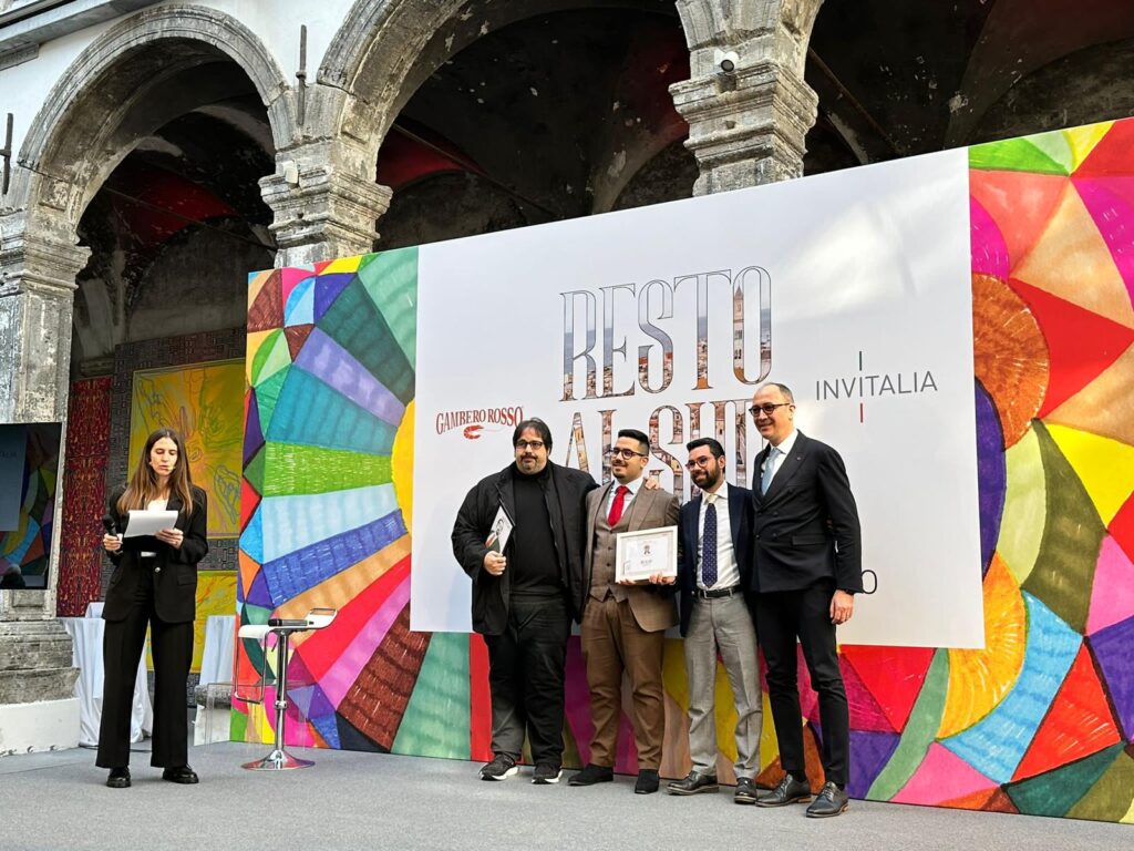 Abbiamo ricevuto il premio Innovazione Digitale da Gambero Rosso e Invitalia, l’Agenzia Nazionale per lo sviluppo.